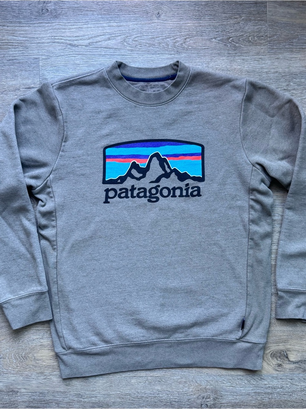 Patagonia Crewneck Sweatshirt with Mountain Graphic men’s small
